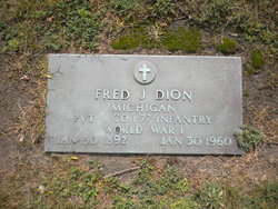 Alfred Joseph “Fred” Dion 