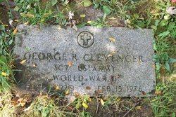 Sgt George R. Clevenger 