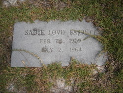 Sadie <I>Love</I> Barrett 