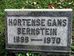 Hortense Elinor <I>Gans</I> Bernstein 