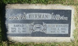 Elsie <I>Winnard</I> Herman 
