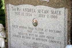 Rev Andrea J <I>McCaw</I> Mack 