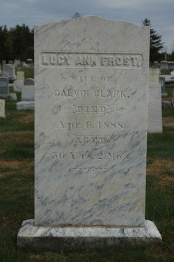 Lucy Ann <I>Frost</I> Clark 