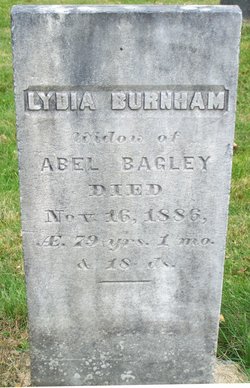 Lydia <I>Burnham</I> Bagley 