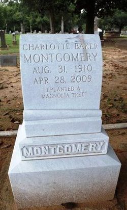 Charlotte <I>Baker</I> Montgomery 