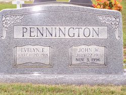 Evelyn <I>Jones</I> Pennington 