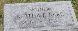 Bertha E <I>Wilt</I> Bare 