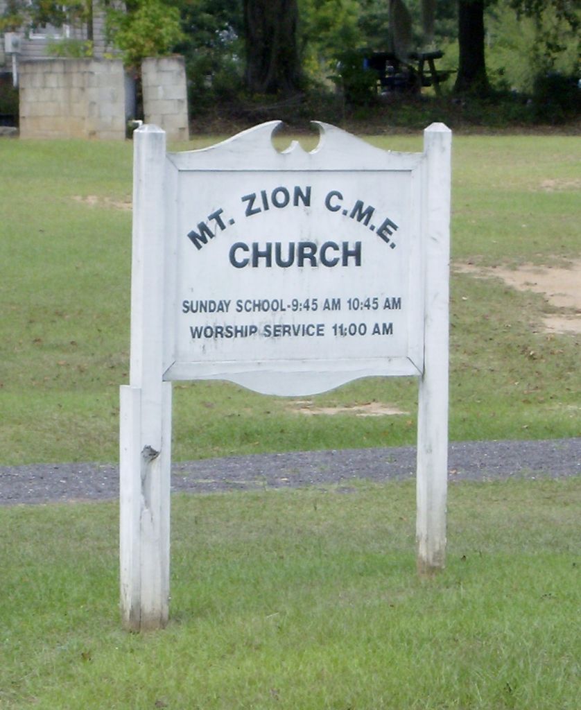 Mount Zion C. M. E. Church Cemetery