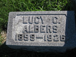 Lucille Caroline “Lucy” <I>Elliott</I> Albers 