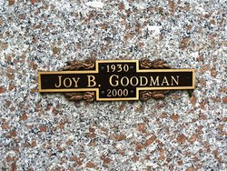 Joy B <I>Elkins</I> Goodman 