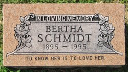 Bertha <I>Gertsch</I> Schmidt 