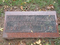 Charlotte “Lottie” <I>DeMars</I> Ainsworth 