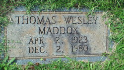 Thomas Wesley Maddox 