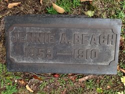 Jennie A. <I>Downs</I> Beach 