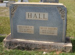 Mittie <I>Phillips</I> Hall 