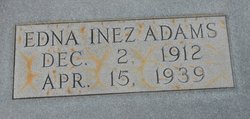 Edna Inez Adams 