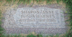 Sharon Anne <I>Elton</I> Barnes 