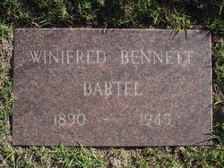 Winifred <I>Bennett</I> Bartel 