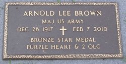 Maj Arnold Lee Brown 