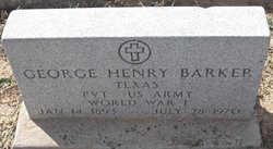 PVT George Henry Barker 