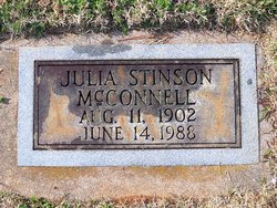 Julia <I>Stinson</I> McConnell 