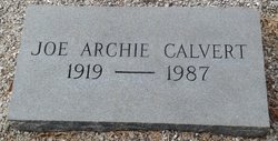 Joe Archie Calvert 