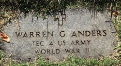 Warren G Anders 