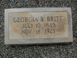 Maria Georgia <I>Barnett</I> Britt 