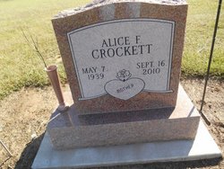 Alice F. <I>Garrison</I> Crockett 
