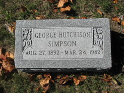 George Hutchinson Simpson 