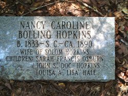 Nancy Caroline <I>Bolling</I> Hopkins 
