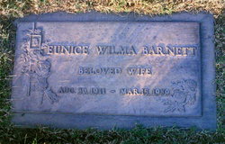 Eunice Wilma <I>Davis</I> Barnett 