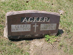 Clara J. “Carrie” <I>Lynch</I> Acker 