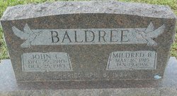 Mildred G <I>Burchard</I> Baldree 