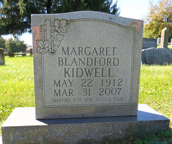 Margaret Mary <I>Blandford</I> Kidwell 