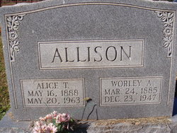 Alice <I>Tolbert</I> Allison 