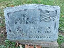 Walter James Henderson 