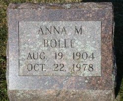 Anna M <I>Theel</I> Bolle 