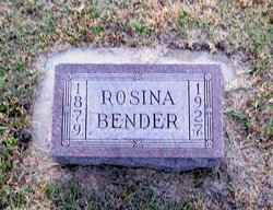 Rosina <I>Heihn</I> Bender 