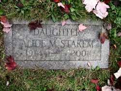 Alice Marie Stakem 