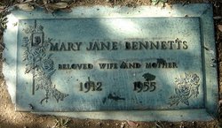 Mary Jane <I>Clibourn</I> Bennetts 