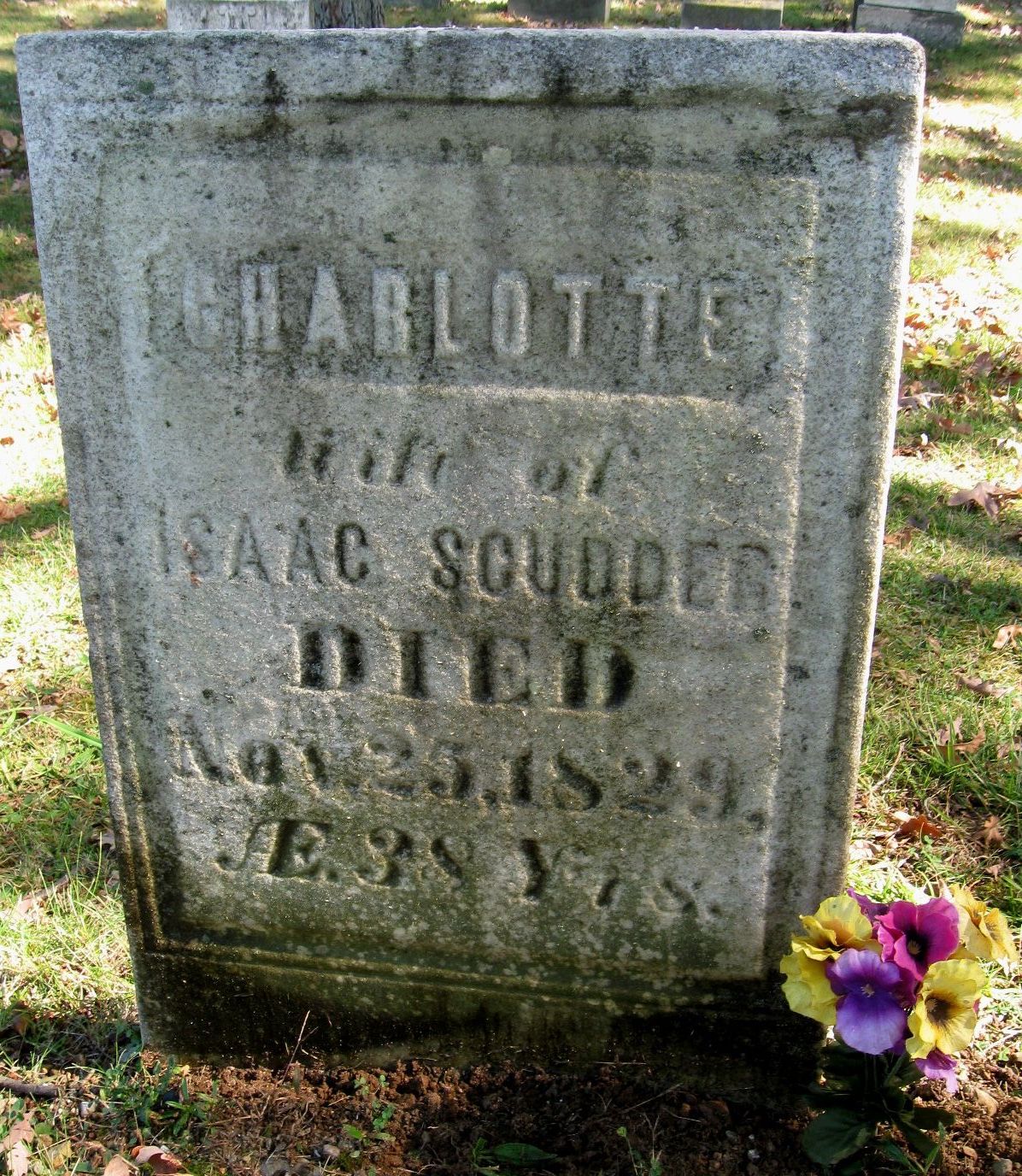 Charlotte Loomis Scudder (1792-1829)