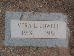 Vera Lorraine <I>Stowell</I> Lowell 