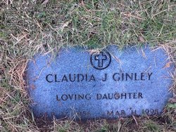 Claudia J <I>Wagner</I> Ginley 