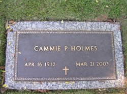 Cammie Dixie <I>Pickett</I> Holmes 