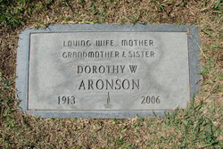 Dorothy <I>Weiser</I> Aronson 
