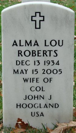 Alma Lou <I>Roberts</I> Hoogland 