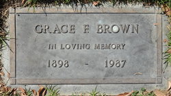 Grace Florence <I>Hicks</I> Brown 