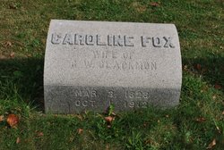 Caroline <I>Fox</I> Blackmon 