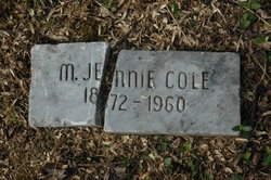 Mary Jeannie <I>Pearson</I> Cole 